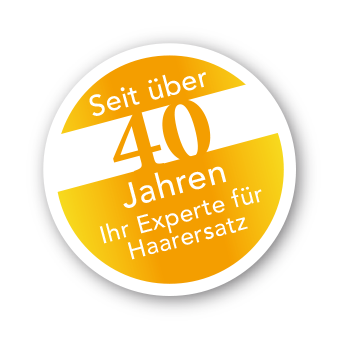 Siegel 40 Jahre Ihre Experten für Haarersatz